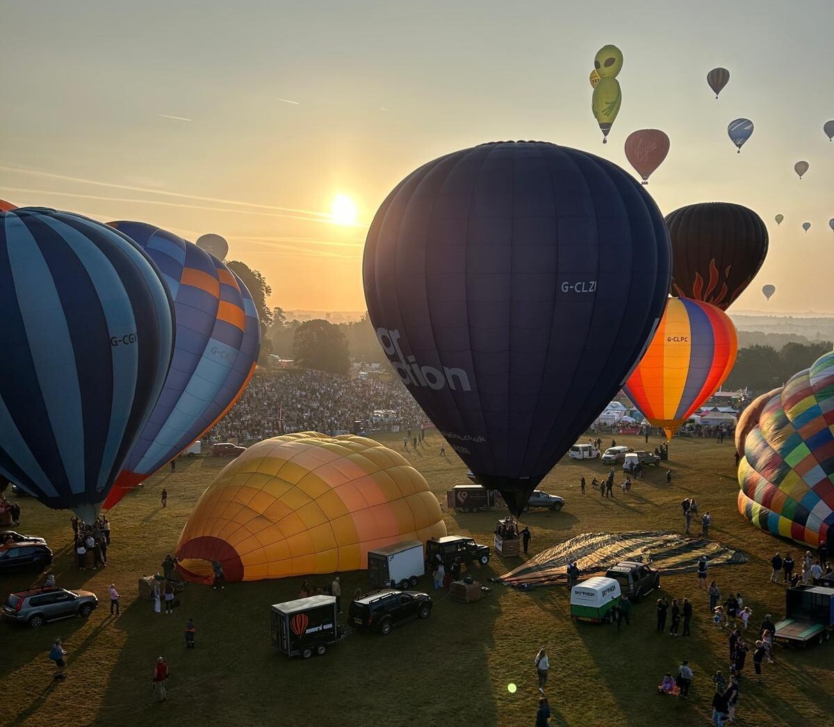 Hot air balloon fiesta