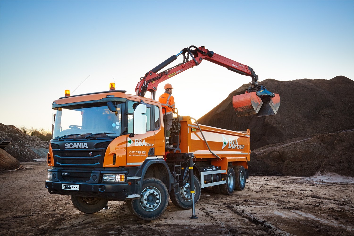 B&A Group grab lorry