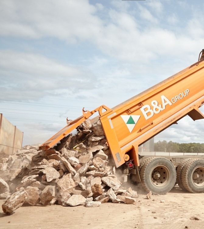 B&A Group working vehicle