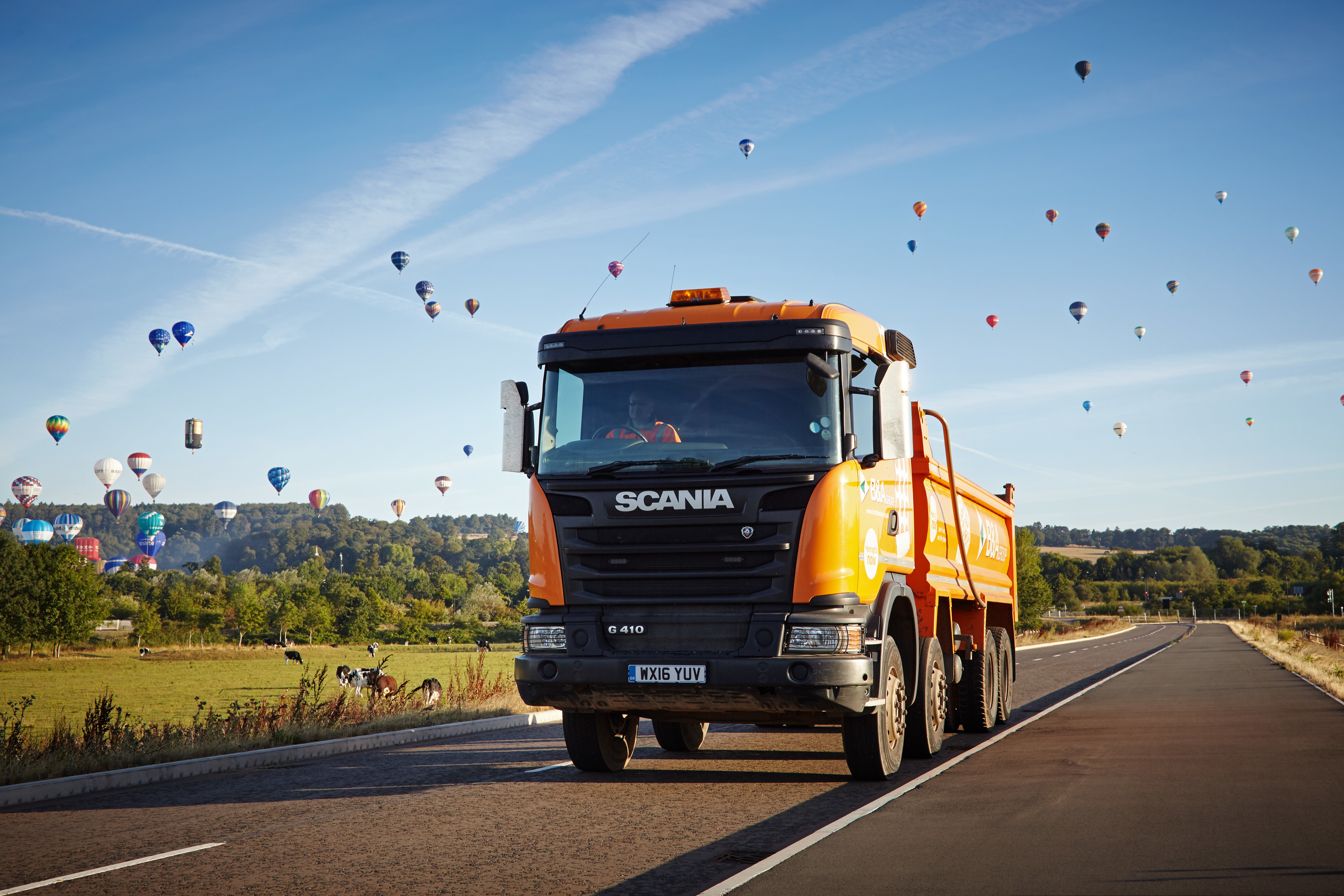 B&A Group vehicle on the road