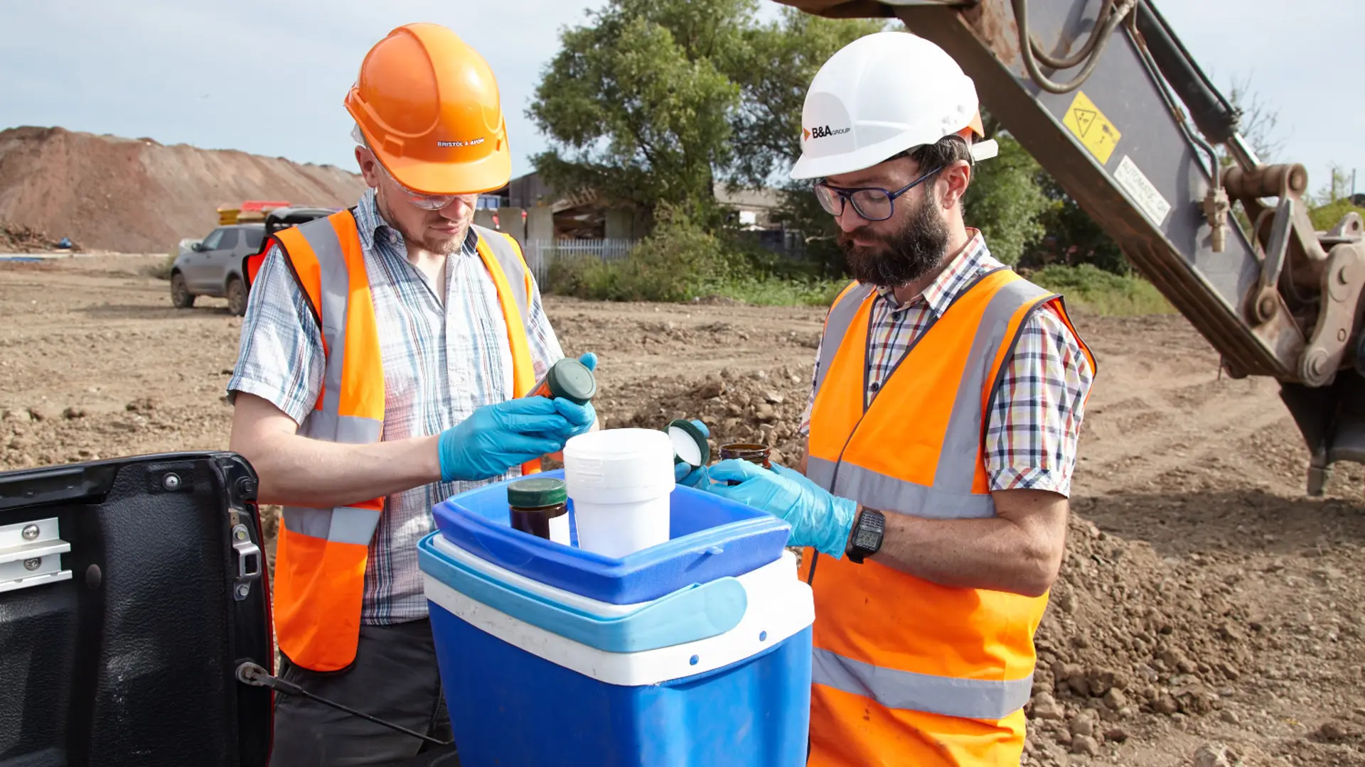 Soil testing at B&A Group