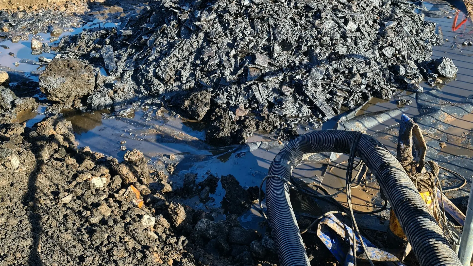 Contaminated material removal